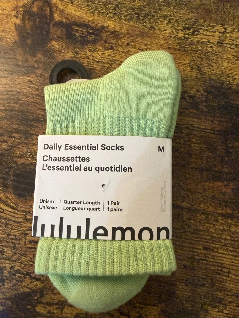 lululemon athletica Daily Essential Quarter Socks - Mint Green